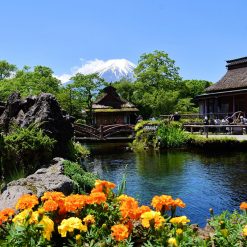 làng cổ Oshino Hakkai tuyệt đẹp