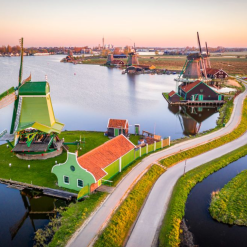 Tham quan ngôi làng chở gió hà lan Zaanse Schans