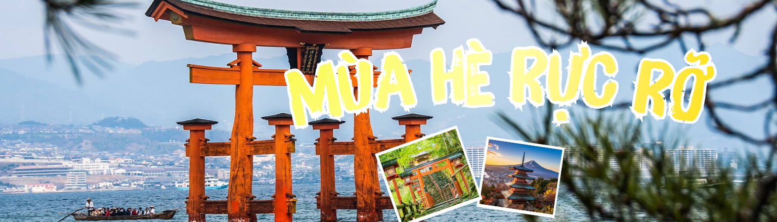 mùa hè rực rỡ nhật bản