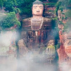 khám phá tượng phật khổng lồ lạc sơn phật tự